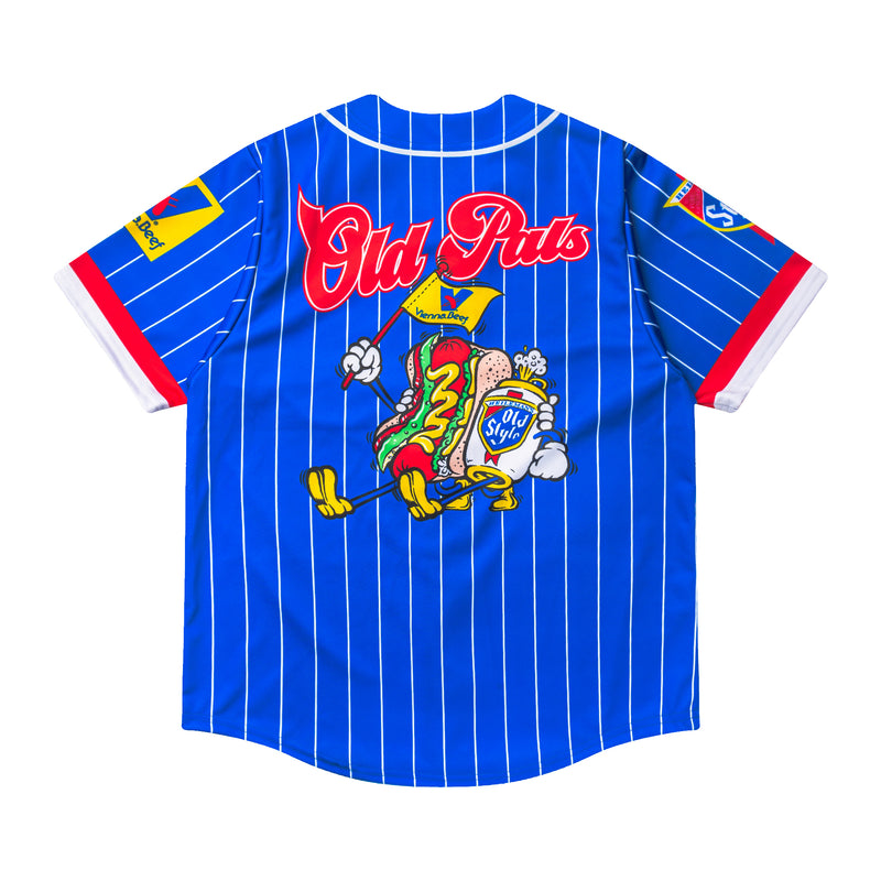 OLD STYLE x VIENNA BEEF BASEBALL JERSEY - BLUE