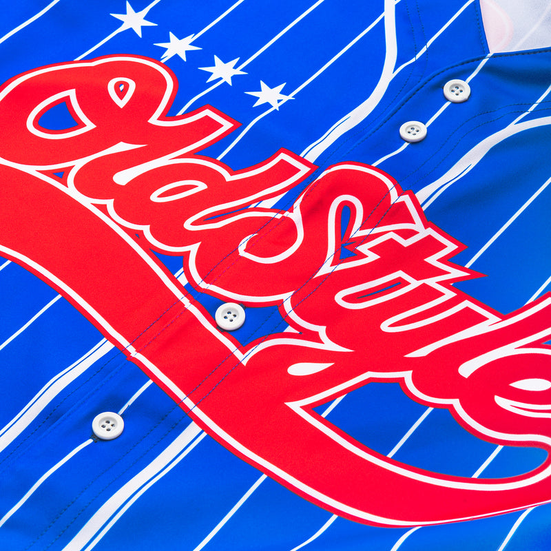 OLD STYLE x VIENNA BEEF BASEBALL JERSEY - BLUE
