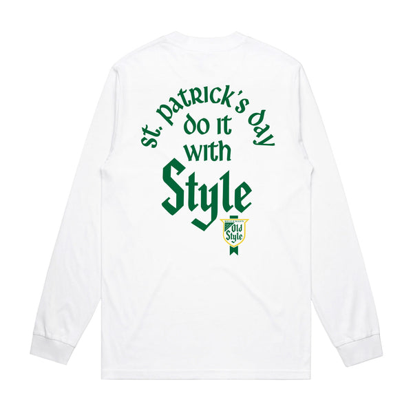ST. PATRICK'S DAY DO IT WITH STYLE LONG SLEEVE TEE
