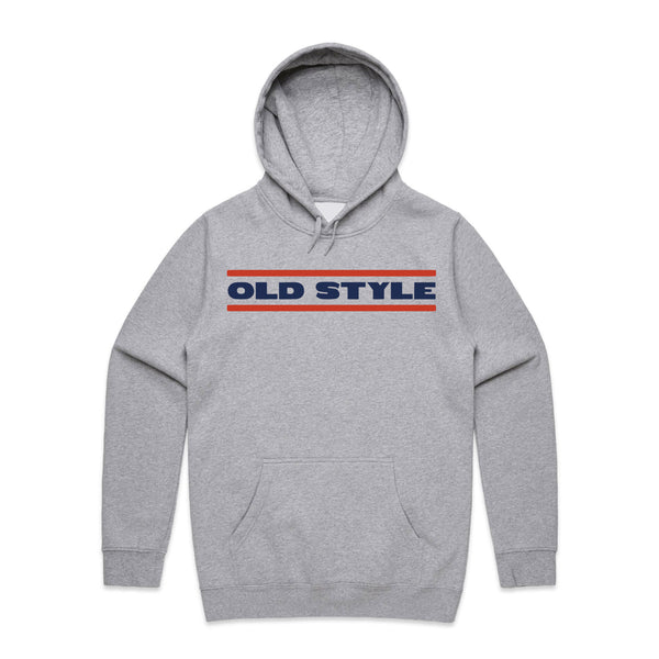 Old Style football style logo hoodie